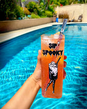 Load image into Gallery viewer, Sip SpoOky Cup &amp; Straw Holder
