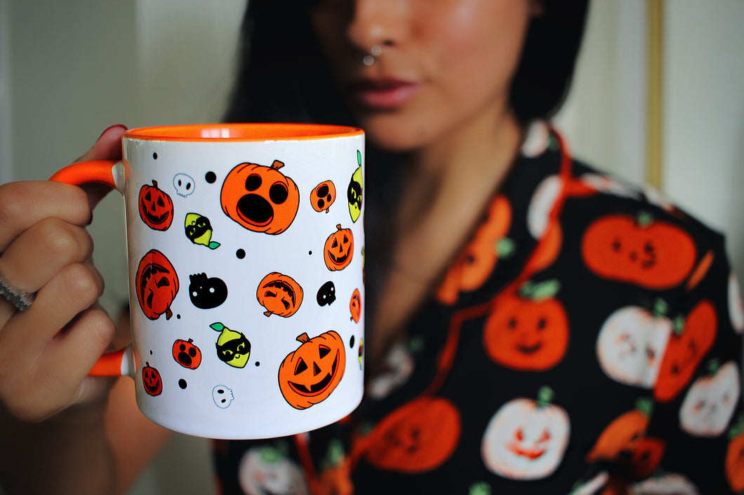 11oz. Pumpkin & SpoOky lemons mug