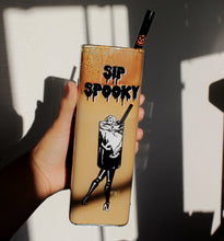Load image into Gallery viewer, Sip SpoOky Cup &amp; Straw Holder
