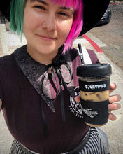 Load image into Gallery viewer, Steamed Skelly Glass Tumbler w/ Skelly Koozie &amp; Limited Edition straw
