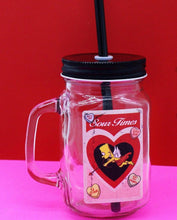 Load image into Gallery viewer, 16.oz Bart Simpson glass mug
