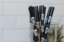 Load image into Gallery viewer, Mr. Bone Head glass straw
