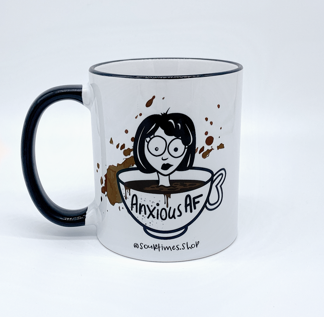 11oz. Anxious AF mug